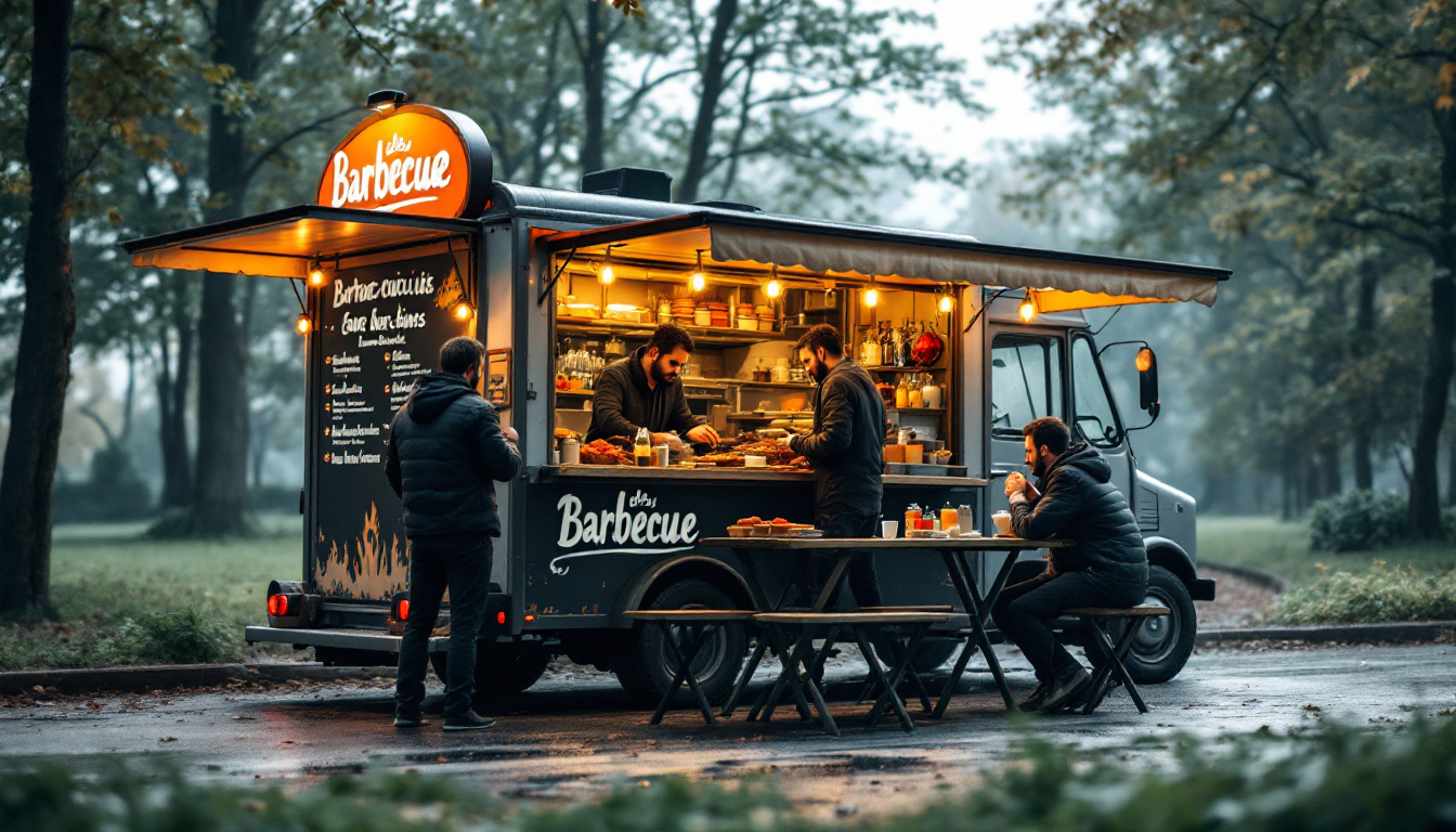 Location Food Truck Barbecue